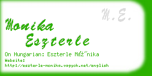 monika eszterle business card